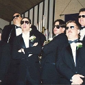 USA TX Dallas 1999MAR20 Wedding CHRISTNER Ceremony 013  "Da boys" doin' that thang. : 1999, Americas, Christner - Mike & Rebekah, Dallas, Date, Events, March, Month, North America, Places, Texas, USA, Wedding, Year
